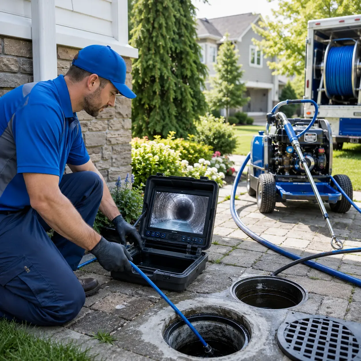 Outdoor drain cleaning professionals serving Linn, WV
