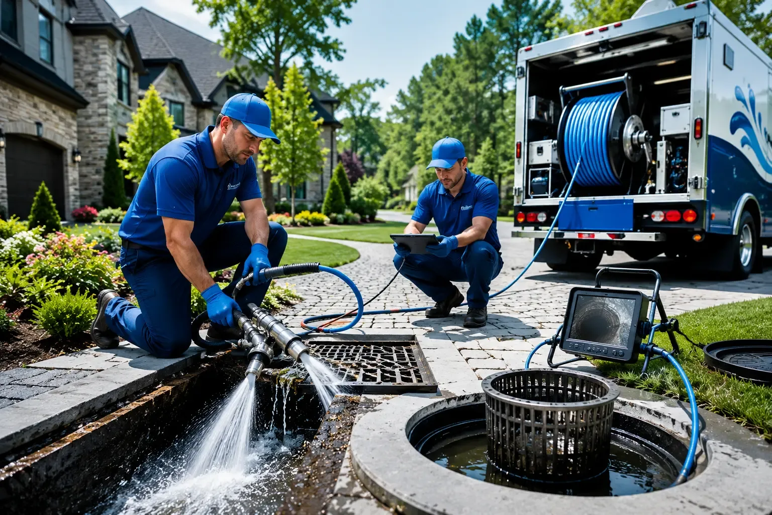 Local outdoor drain cleaning professionals in Linn, WV